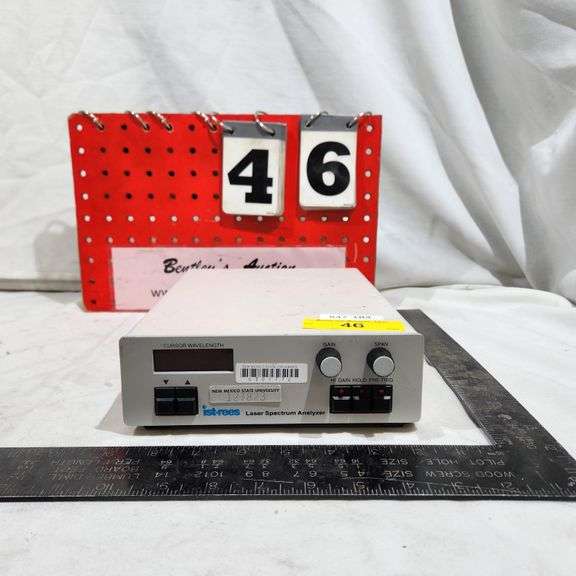 ISTREES LASER SPECTRUM ANALYZER USED, AS IS Bentley & Associates, LLC