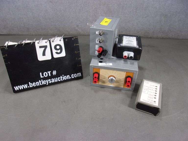 LOT CUSTOM ELECTRIC TEST BOXES Bentley & Associates, LLC