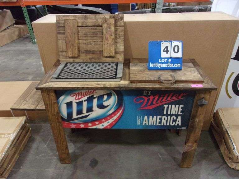 MILLER LITE CHILL AND GRILL ICE CHEST/GRILL COMBO Bentley & Associates, LLC
