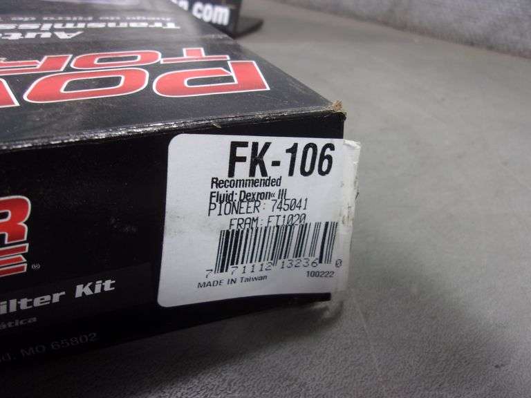 POWER TORQUE TRANSMISSION FILTER KIT Bentley & Associates, LLC