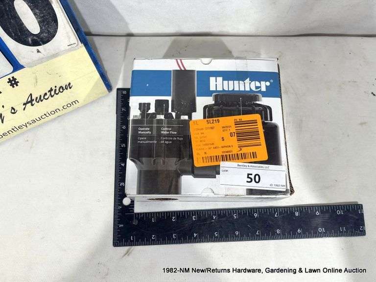 HUNTER ANTISIPHON IRRIGATION CONTROL VALVE, 1" OPENED Bentley