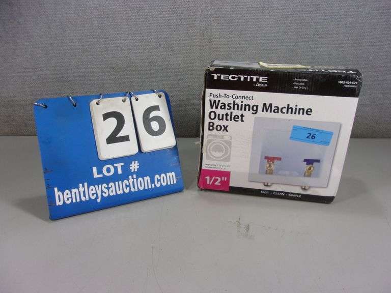 TECTITE WASHING MACHINE OUTLET BOX Bentley & Associates, LLC