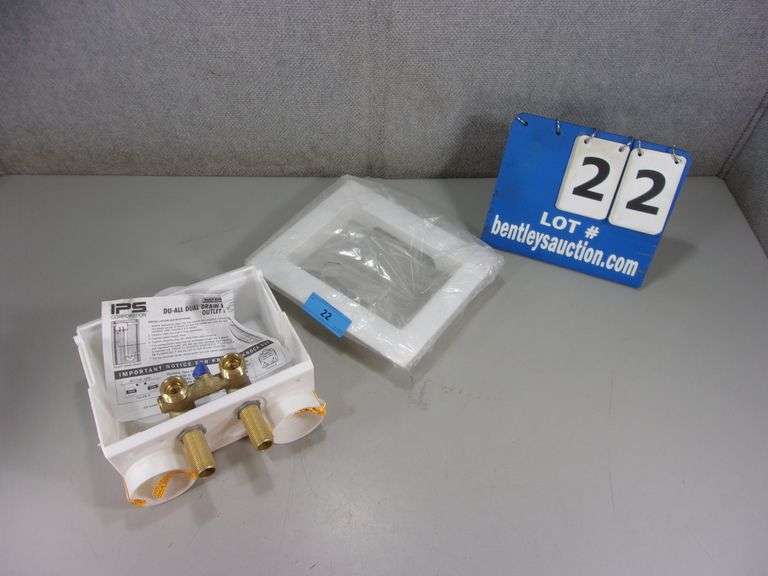 DUAL DRAIN WASHING MACHINE OUTLET BOX Bentley & Associates, LLC