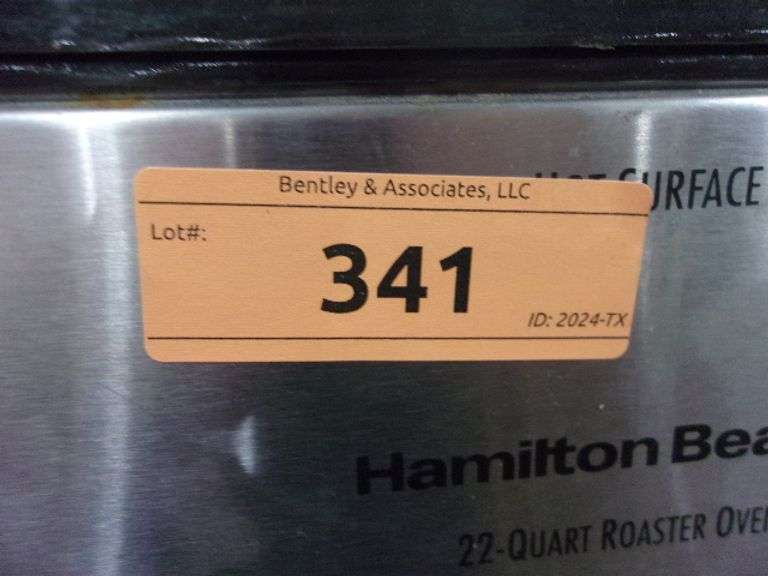 HAMILTON BEACH 22 QT ROASTER OVEN Bentley & Associates, LLC
