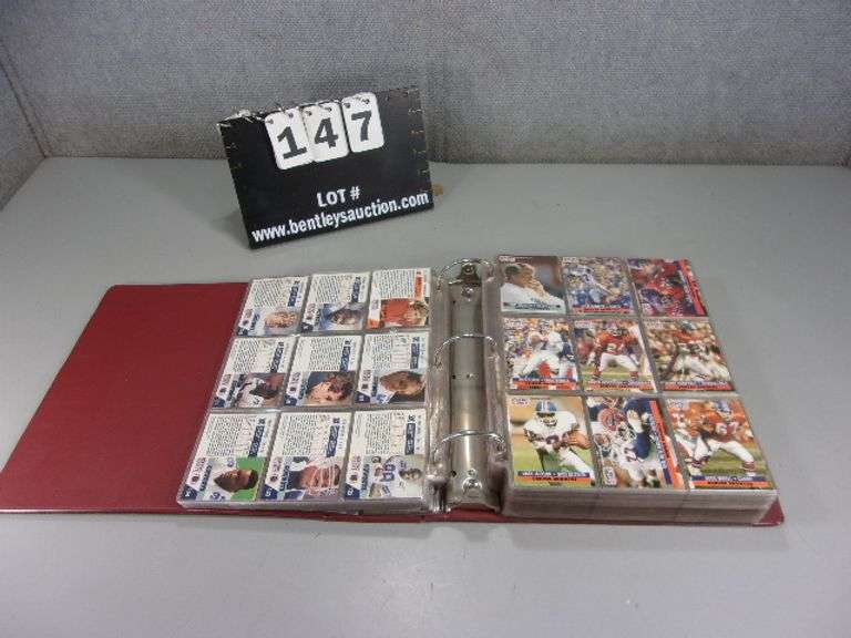 BINDER OF FOOTBALL CARD COLLECTION Bentley & Associates, LLC