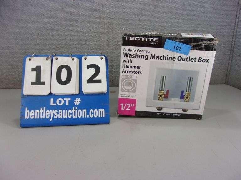 TECTITE WASHING MACHINE OUTLET BOX Bentley & Associates, LLC