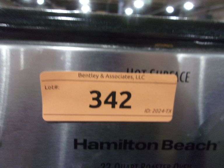 HAMILTON BEACH 22 QT ROASTER OVEN Bentley & Associates, LLC