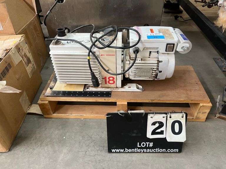 EDWARDS 18 VACUUM PUMP Bentley & Associates, LLC