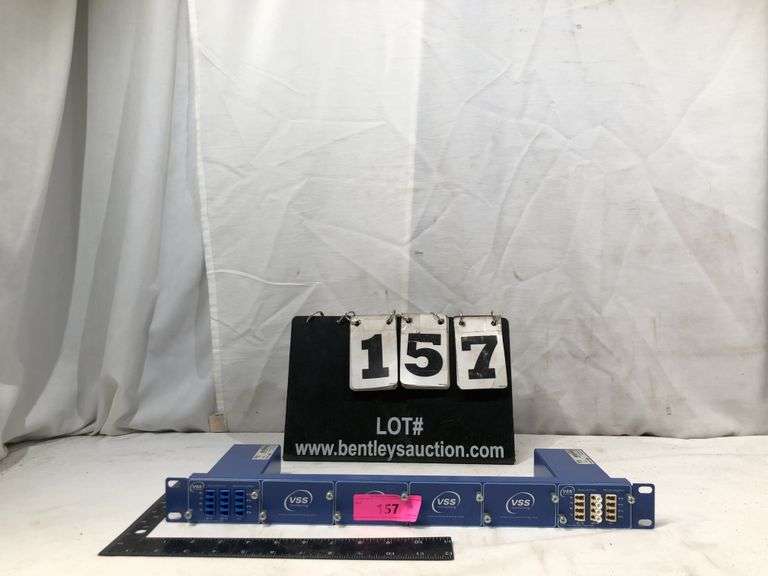 VSS MONITORING HIGH DENSITY FIBER TAP SWITCH AS IS, NO CORDS, MISSING