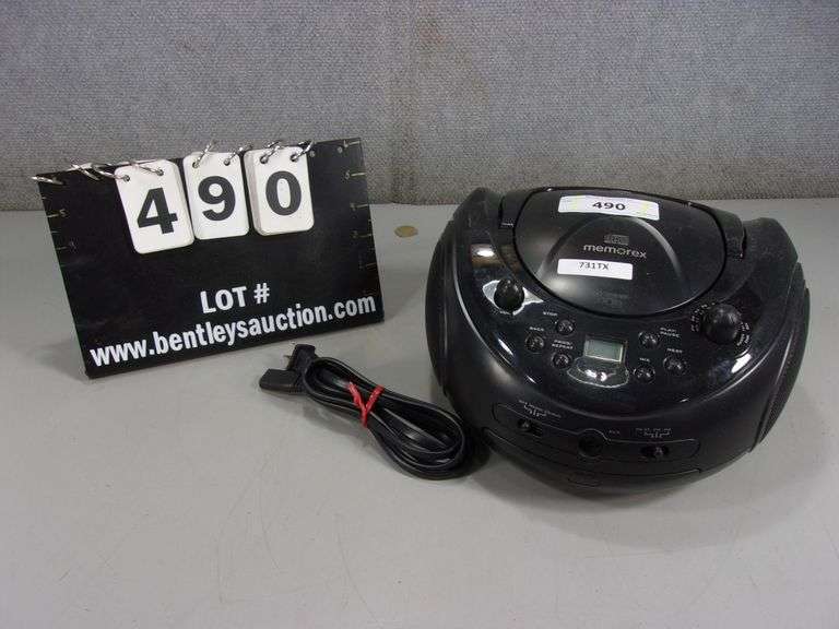 MEMOREX RADIO/CD PLAYER Bentley & Associates, LLC