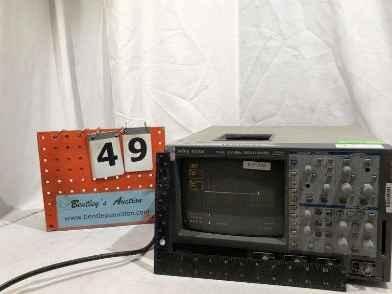 LECROY 9310A DUAL 400MHZ OSCILLOSCOPE Bentley & Associates, LLC