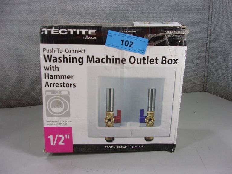TECTITE WASHING MACHINE OUTLET BOX Bentley & Associates, LLC