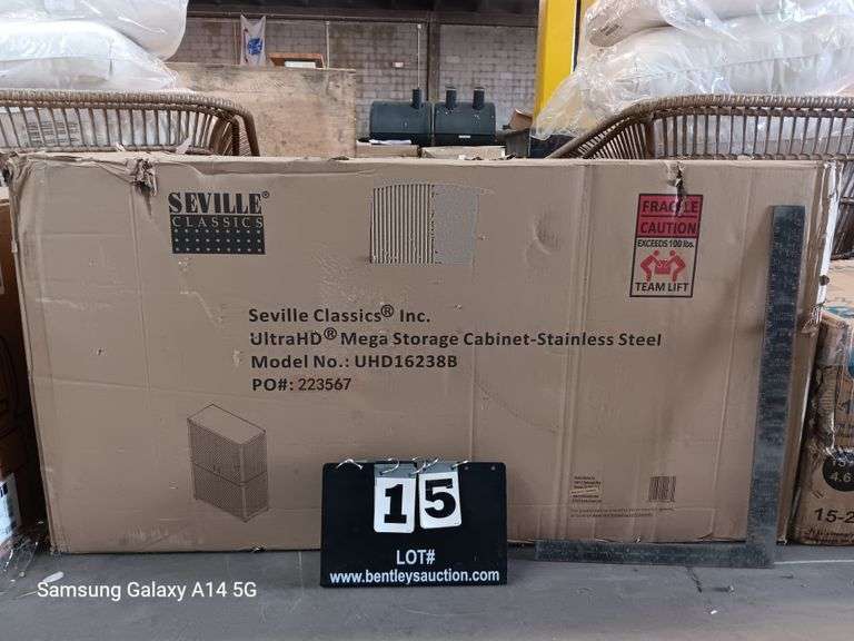 SEVILLE CLASSICS STAINLESS STEEL ULTRA HD MEGA STORAGE