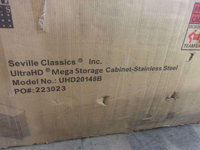 SEVILLE CLASSICS ULTRA HD MEGA STORAGE STAINLESS STEEL