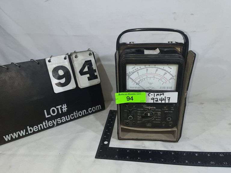 SIMPSON 260 OHMMETER Bentley & Associates, LLC