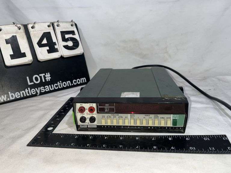 FLUKE 8600A DIGITAL MULTIMETER Bentley & Associates, LLC