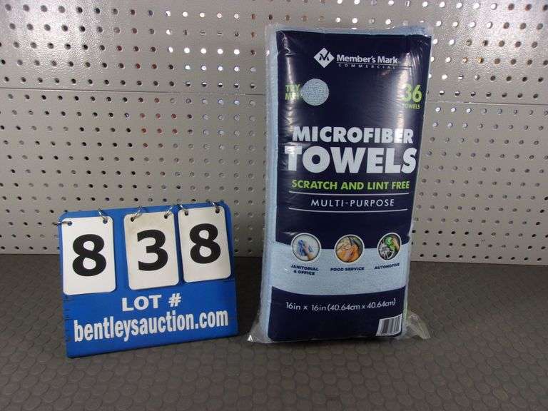 MEMBER'S MARK MICROFIBER TOWELS 36 BLUE Bentley & Associates, LLC