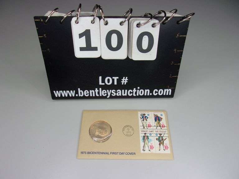 1975 PAUL REVERE AMERICAN REVOLUTION BICENTENNIAL GOLD PLATED COIN W