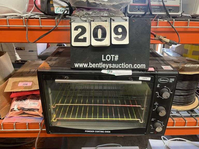 EASTWOOD BLACK POWDER COATING OVEN Bentley & Associates, LLC