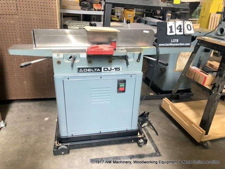 DELTA DJ15 JOINTER 37/150 115 VOLT W/ CART Bentley & Associates, LLC