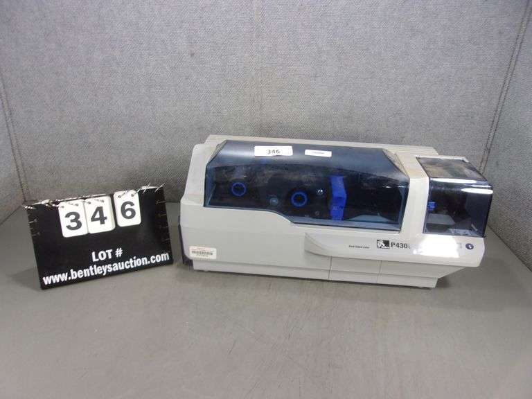 ZEBRA DUAL SIDED COLOR CARD COPIER, MODEL P430i - Bentley & Associates, LLC