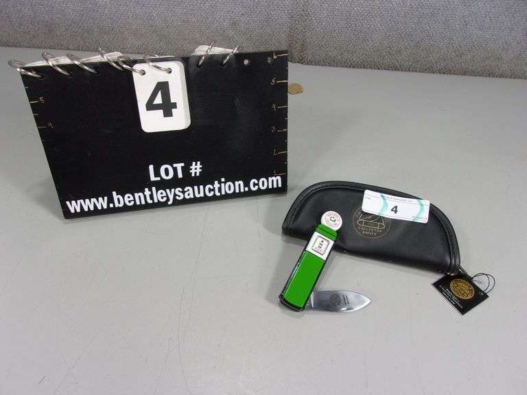 FRANKLIN MINT COLLECTOR KNIVES MAGNOLIA GASOLINE GAS PUMP KNIFE W