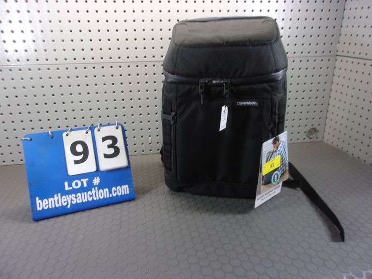 CLEVERMADE BLACK SOFT SHELL BACKPACK COOLER Bentley & Associates, LLC