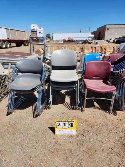 STACKING CHAIRS (9X MONEY) - Bentley & Associates, LLC