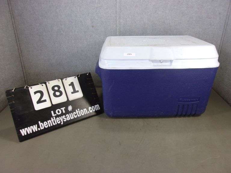 RUBBERMAID BLUE HARDSHELL COOLER Bentley & Associates, LLC