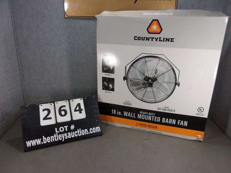 COUNTY LINE 18" WALL MOUNTED BARN FAN Bentley & Associates, LLC