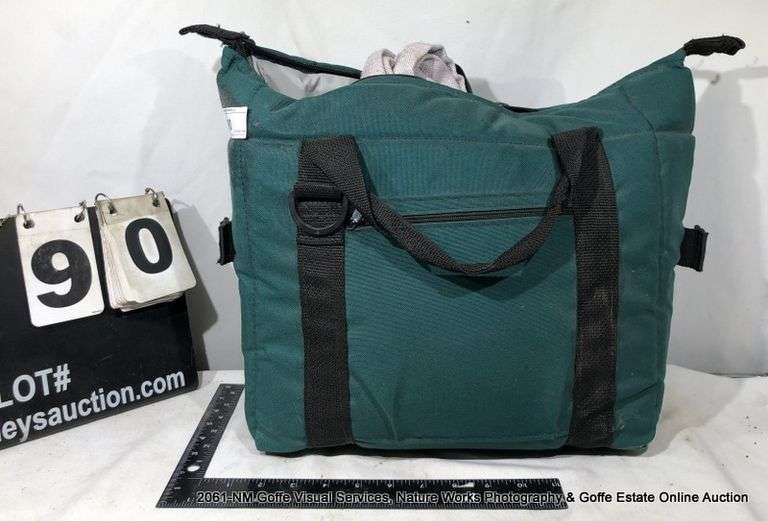 GREEN CARRIER BAG WITH BLANKET Bentley & Associates, LLC