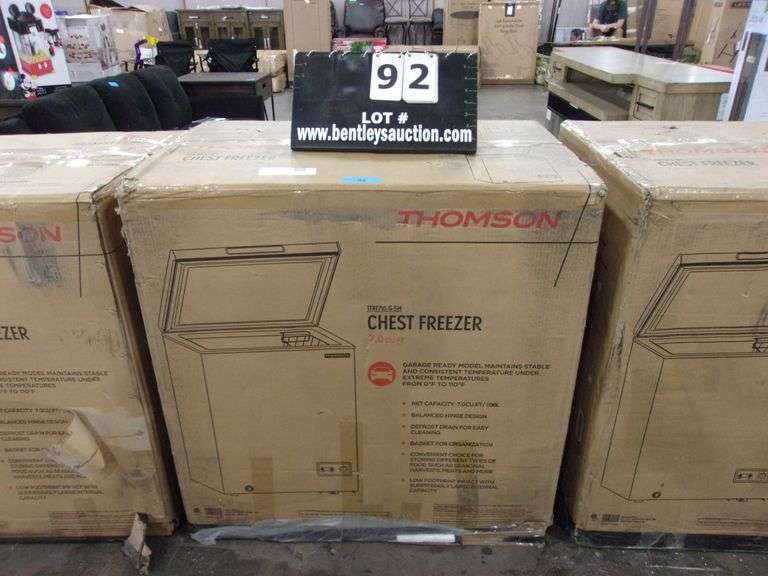 THOMSON CHEST FREEZER, 7.0 CU. FT. MODEL TFR710GSM Bentley