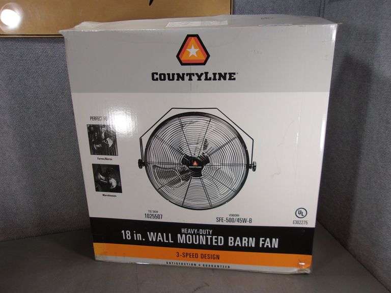 COUNTY LINE 18" WALL MOUNTED BARN FAN Bentley & Associates, LLC