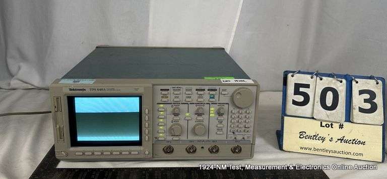 TEKTRONIX TDS640A 4 CHANNEL DIGITIZING OSCILLOSCOPE - Bentley ...
