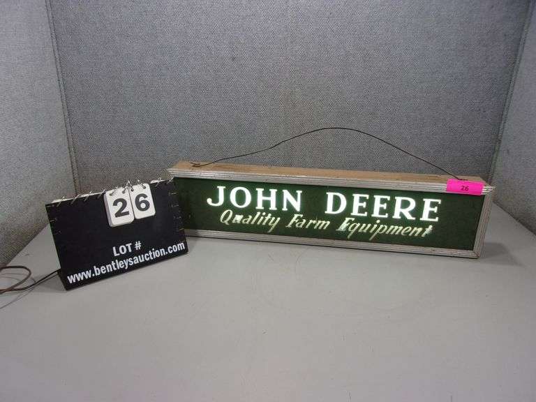 JOHN DEERE QUALITY FARM EQUIPMENT SIGN Bentley & Associates, LLC