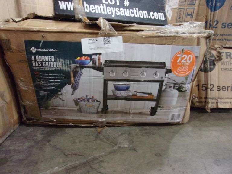 MEMBER'S MARK 4 BURNER GAS GRIDDLE Bentley & Associates, LLC