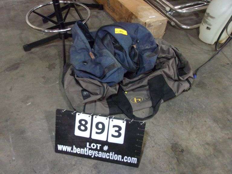 GREY & NAVY BLUE DUFFLE BAGS Bentley & Associates, LLC