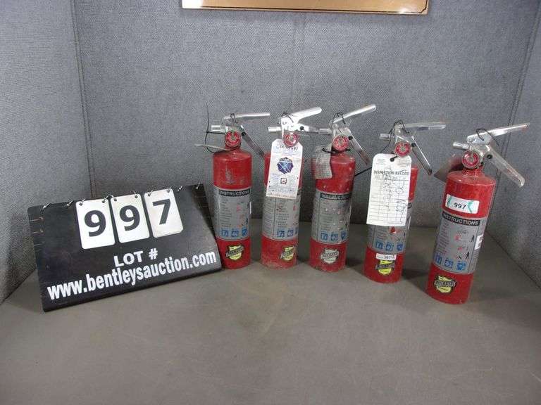 KIDDE DRY CHEMICAL FIRE EXTINGUISHERS, 10LB (5X MONEY) Bentley