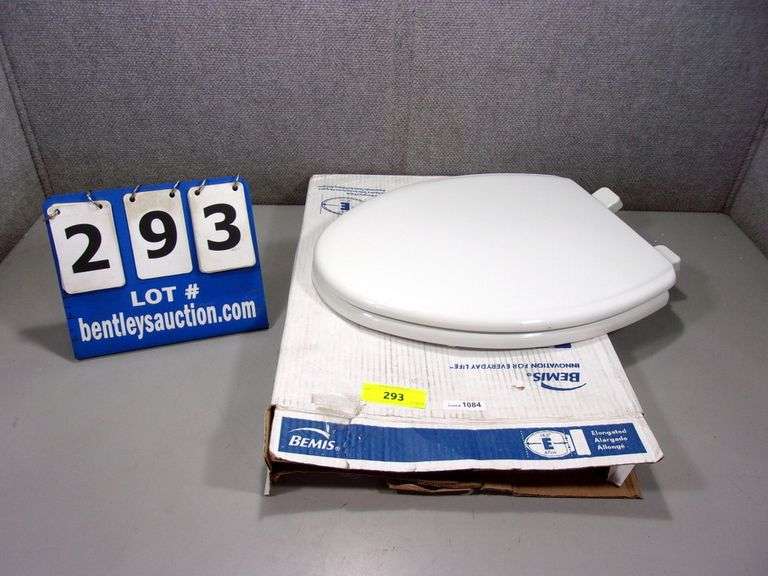 BEMIS TOILET SEAT & LID WHITE, 18.5" Bentley & Associates, LLC