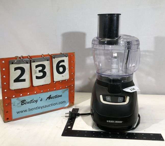 BLACK & DECKER FOOD PROCESSOR USED, AS IS Bentley & Associates, LLC