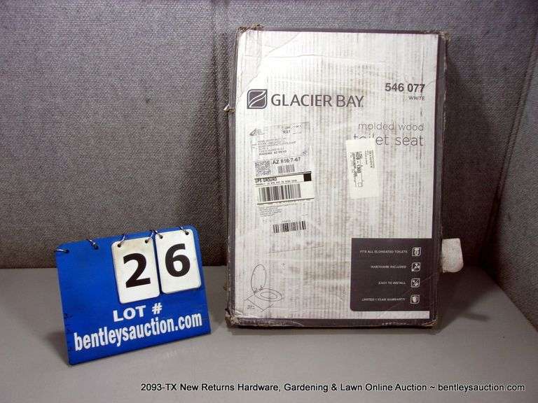 GLACIER BAY MOLDED WOOD TOILET SEAT, MODEL 546077 Bentley & Associates, LLC