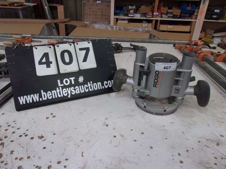 Rigid Router R2920 RIDGID ROUTER, MODEL #R2920 - Bentley & Associates, LLC