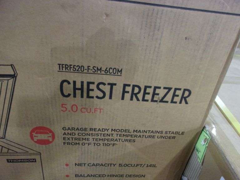 THOMSON 5.0 CU. FT. CHEST FREEZER, MODEL Bentley
