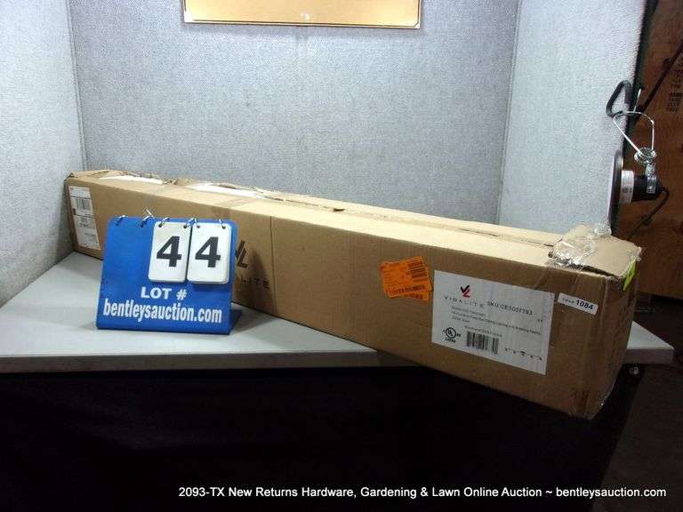 VIDALITE MODERN LED TRACK LIGHT, BLACK & GOLD, MODEL CE1007793