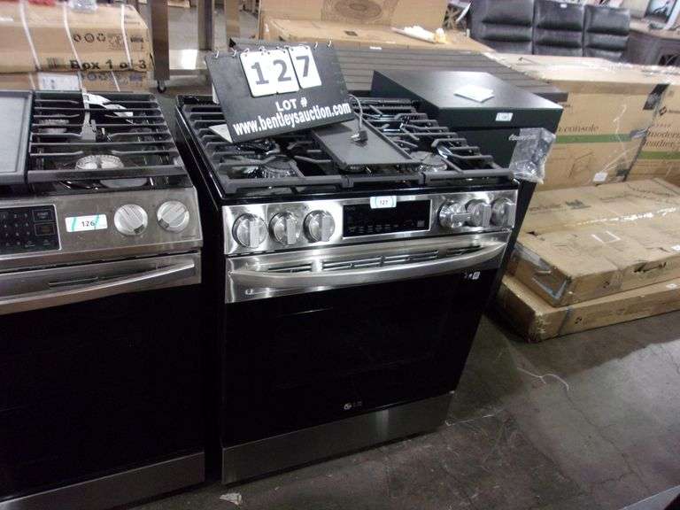 LG THINQ 5BURNER GAS STOVE TOP/OVEN Bentley & Associates, LLC