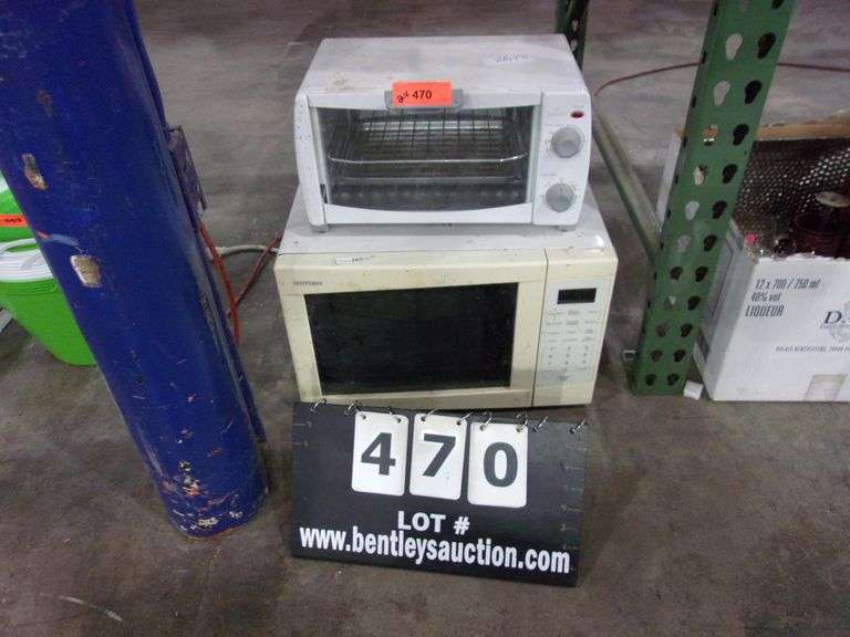 HOTPOINT MICROWAVE & RIVAL COUNTERTOP OVEN (2X MONEY) Bentley