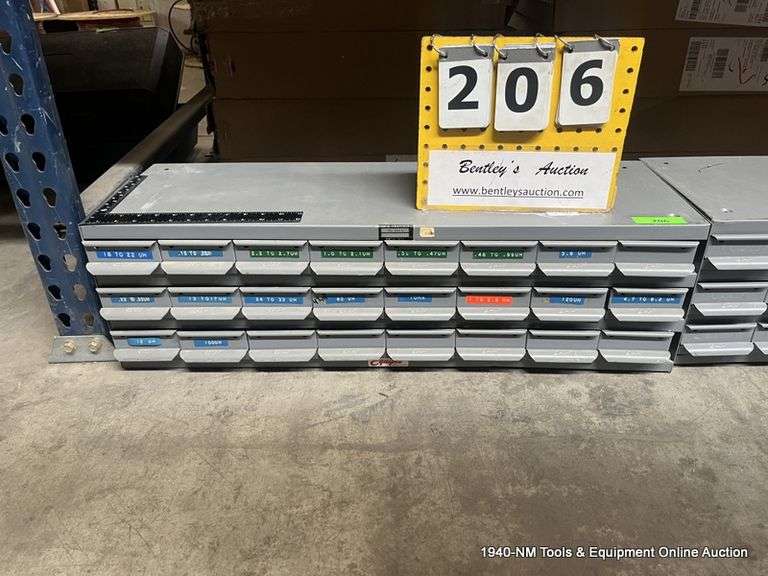 24 DRAWER EQUIPTO METAL BOLT BIN Bentley & Associates, LLC