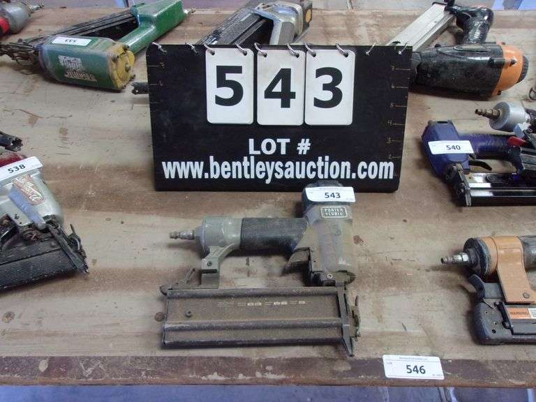 PORTER CABLE PNEUMATIC NAIL GUN, MODEL BN200 Bentley & Associates, LLC