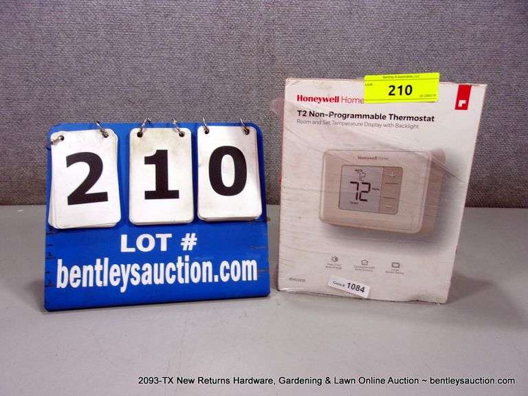HONEYWELL T2 NONPROGRAMMABLE THERMOSTAT Bentley & Associates, LLC