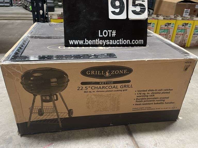 GRILL ZONE 22.5" CHARCOAL GRILL Bentley & Associates, LLC